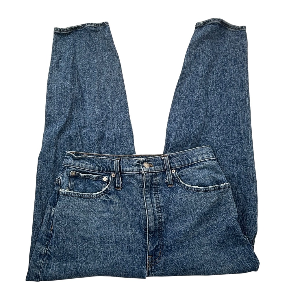 Madewell Women's Size 30T 30 Tall Raw Hems Balloon Jeans 27.5" Inseam - Picture 3 of 16